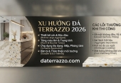 Xu hướng đá Terrazzo 2026 và các lỗi thường gặp khi thi công Terrazzo