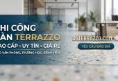 Thi công sàn Terrazzo văn phòng, trường học, bệnh viện uy tín giá rẻ