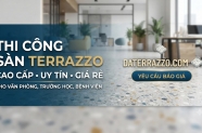Thi công sàn Terrazzo văn phòng, trường học, bệnh viện uy tín giá rẻ
