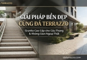 Đá Granito cầu thang và ngoài trời – giải pháp bền đẹp cùng Đá Terrazzo