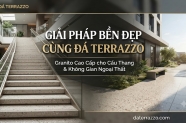 Đá Granito cầu thang và ngoài trời – giải pháp bền đẹp cùng Đá Terrazzo